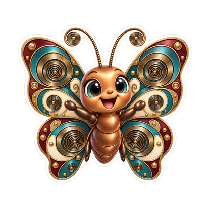 Horology Mainspring Spiral Cheer Vinyl Sticker Decal
