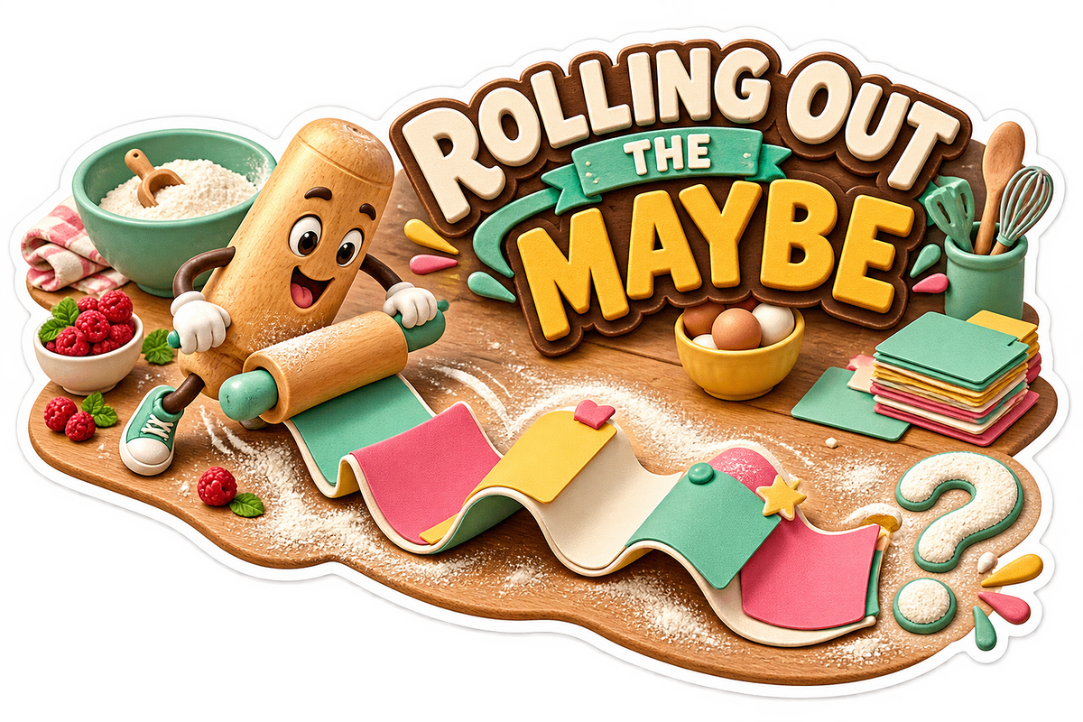 Rolling Out Maybe Vinyl Sticker Decal