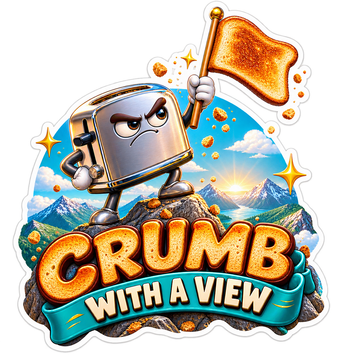 Crumb With View Vinyl Sticker Decal