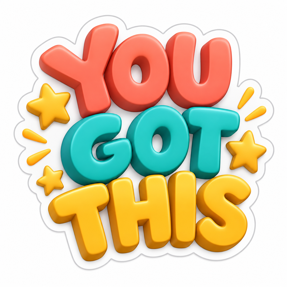 You Got This Vinyl Sticker Decal
