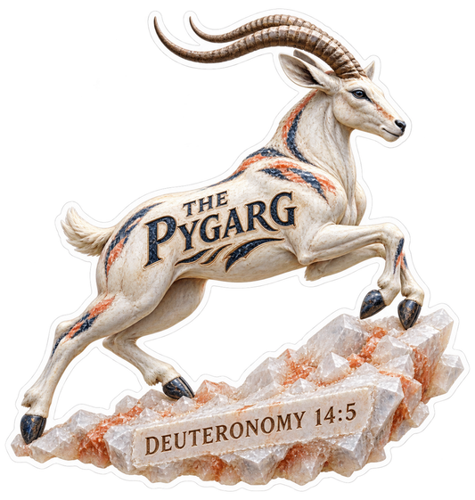 Bible Deuteronomy 14 5 Pygarg Vinyl Sticker Decal