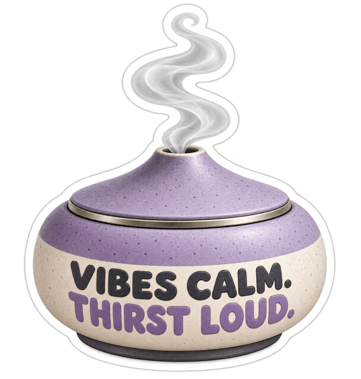 Vibes Calm Vinyl Sticker Decal