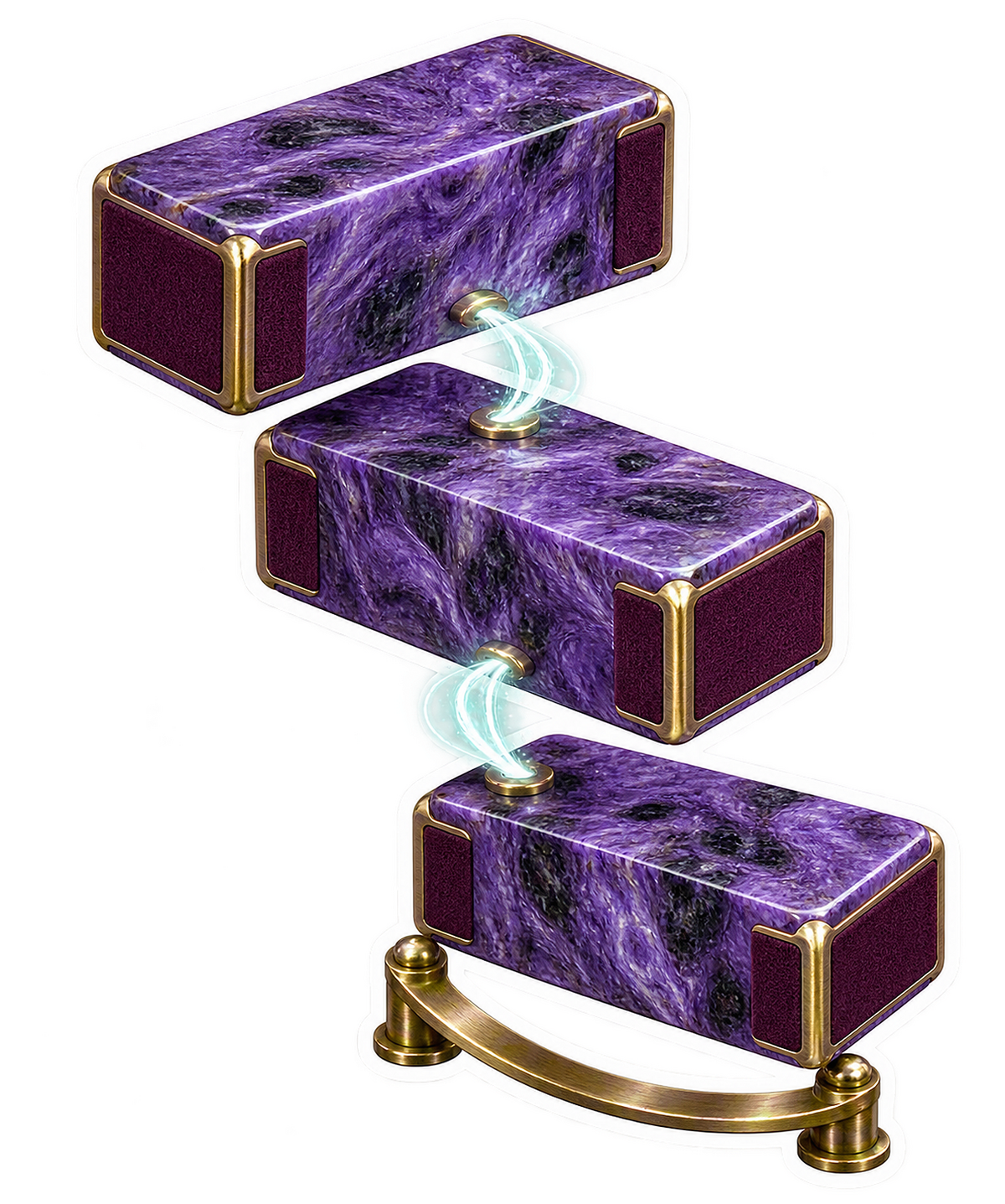 Juggling Charoite Juggling Box Magnetic Cascade Vinyl Sticker Decal