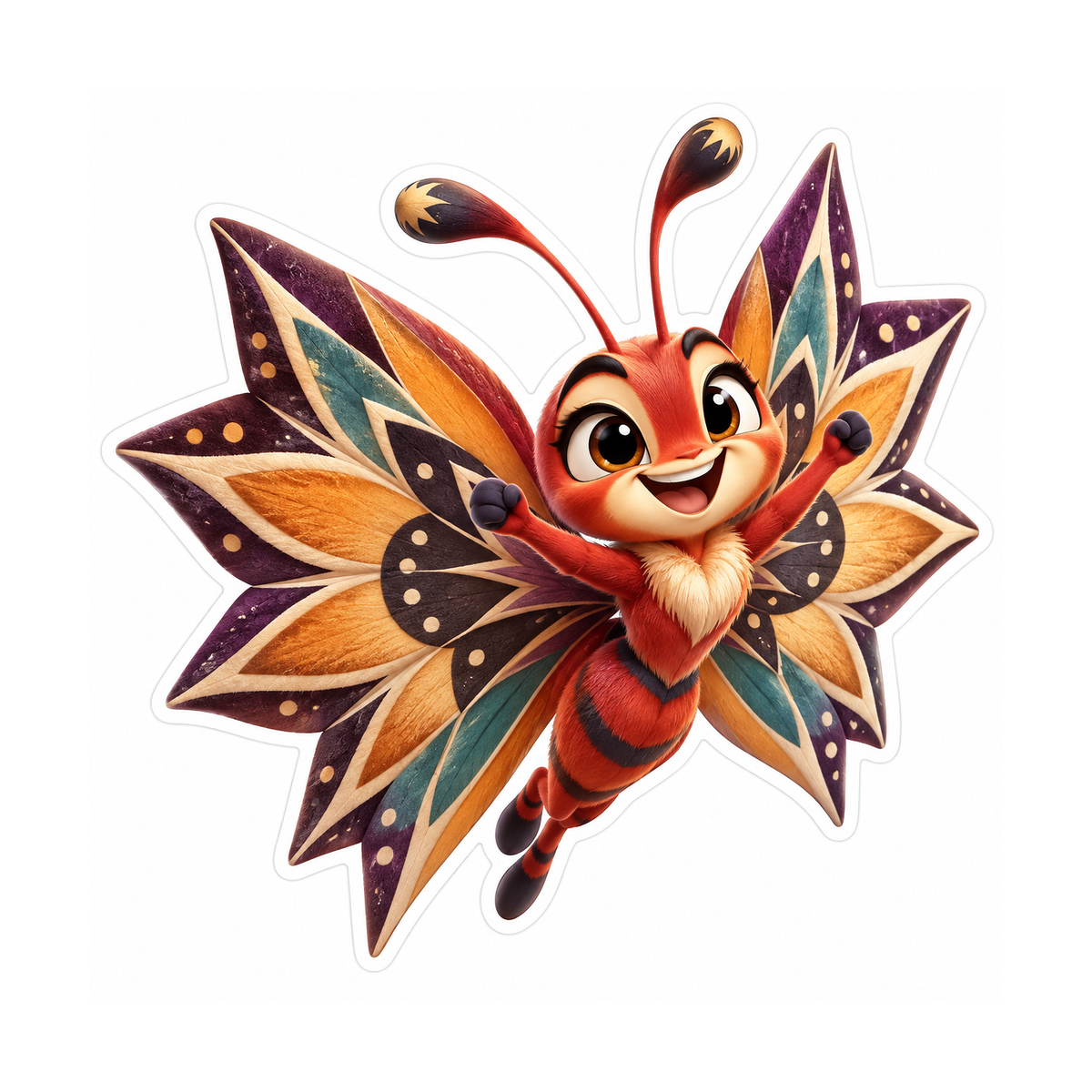 Mycology Earthstar Ray Dash Vinyl Sticker Decal