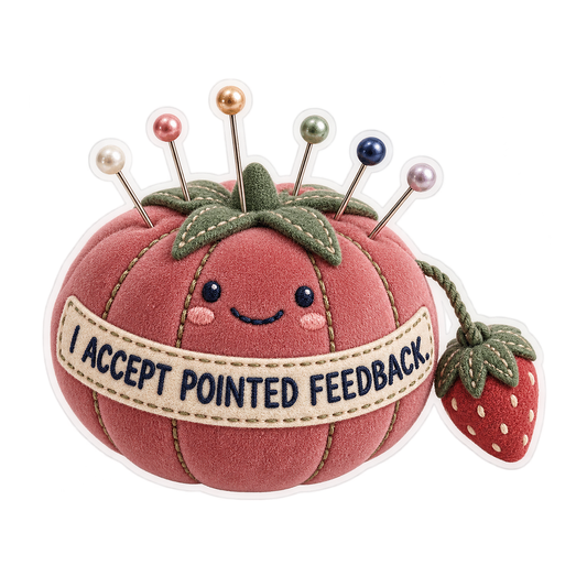 Accept Pointed Feedback Vinyl Sticker Decal