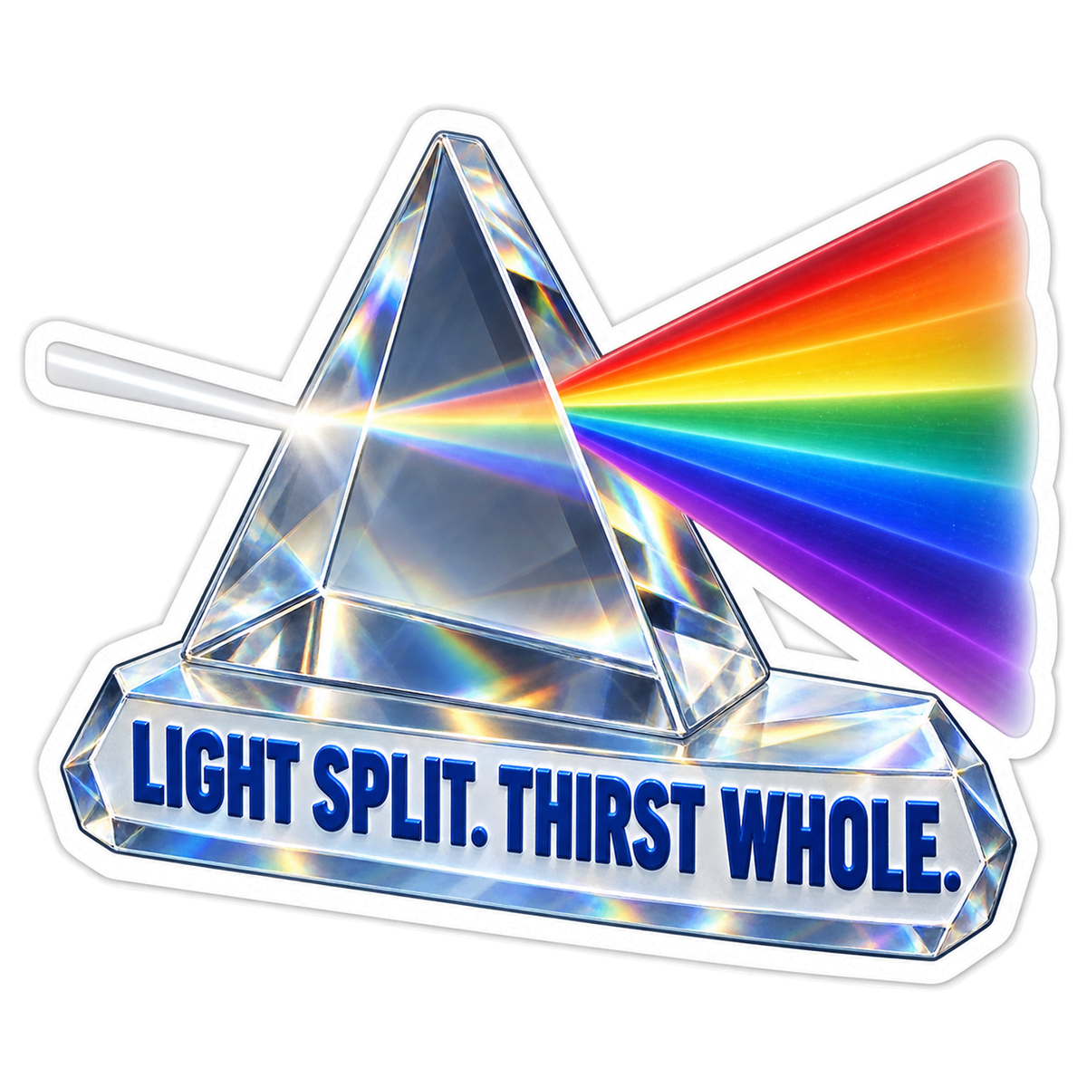 Light Split Vinyl Sticker Decal