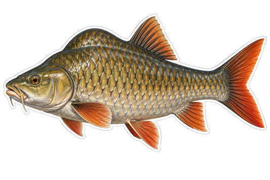 Humpback Mahseer Vinyl Sticker Decal