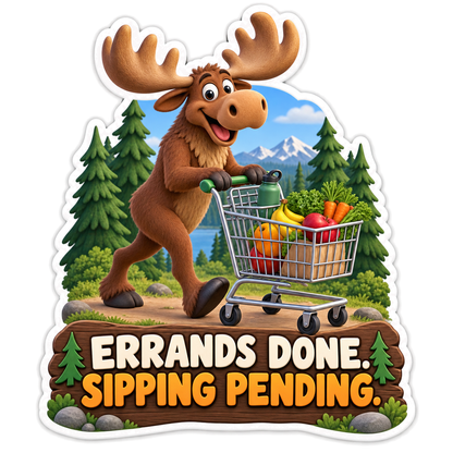 Errands Done Vinyl Sticker Decal