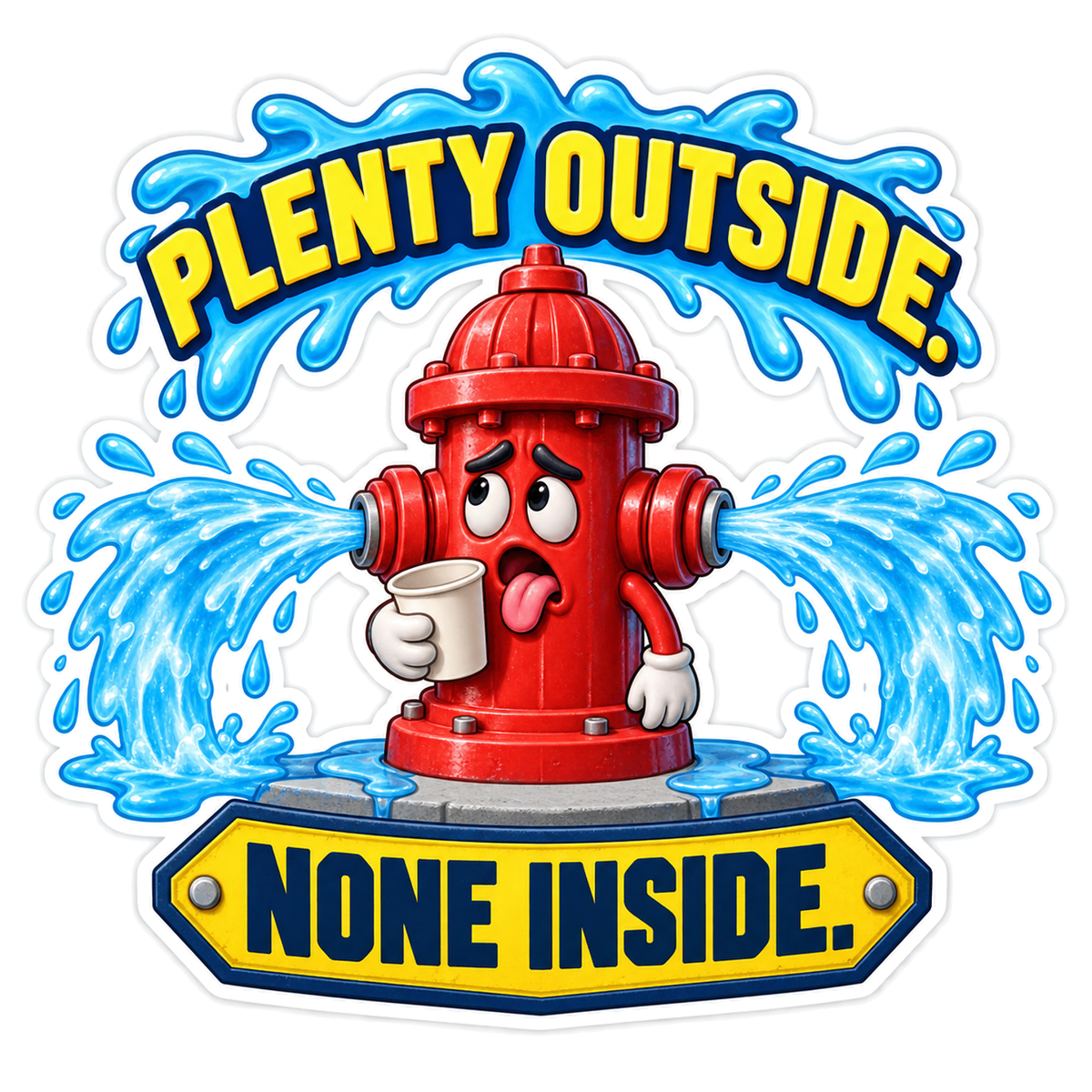 Plenty Outside Vinyl Sticker Decal