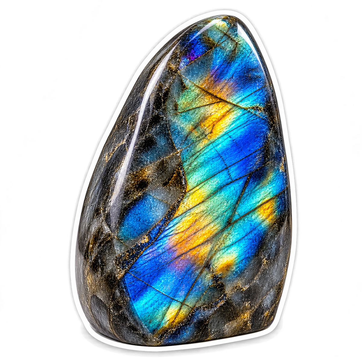 Mineral Specimens Labradorite Vinyl Sticker Decal