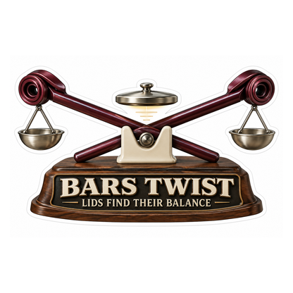 Trunk Torsion Bar Balance Cradle Vinyl Sticker Decal