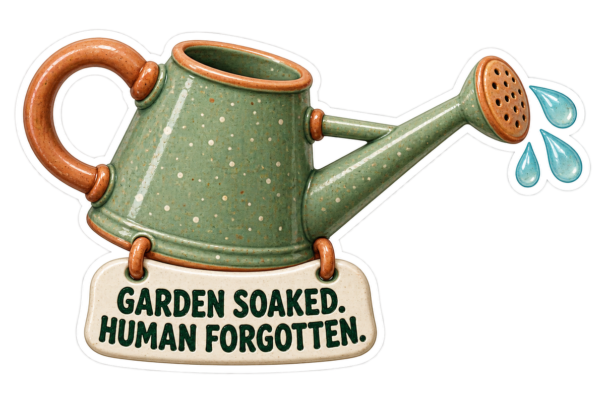 Garden Soaked Vinyl Sticker Decal