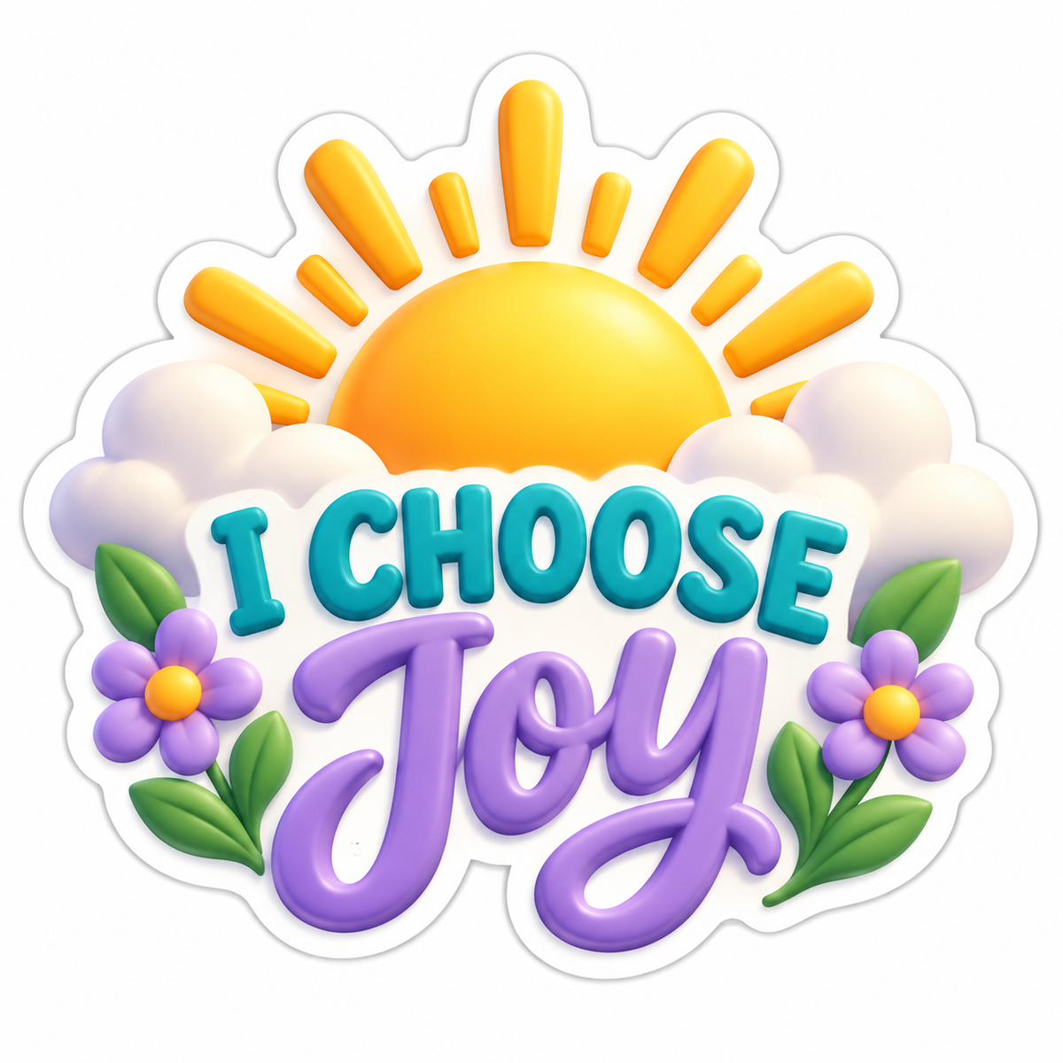 I Choose Joy Vinyl Sticker Decal