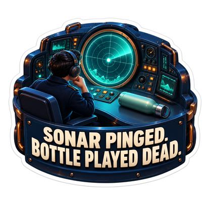 Sonar Pinged Vinyl Sticker Decal