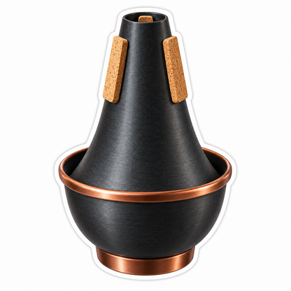 Instrument Mutes Adjustable Cup Mute Vinyl Sticker Decal