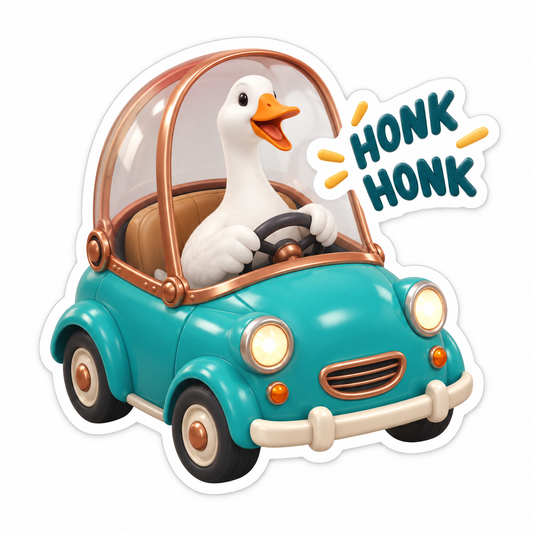 Honk Honk Vinyl Sticker Decal