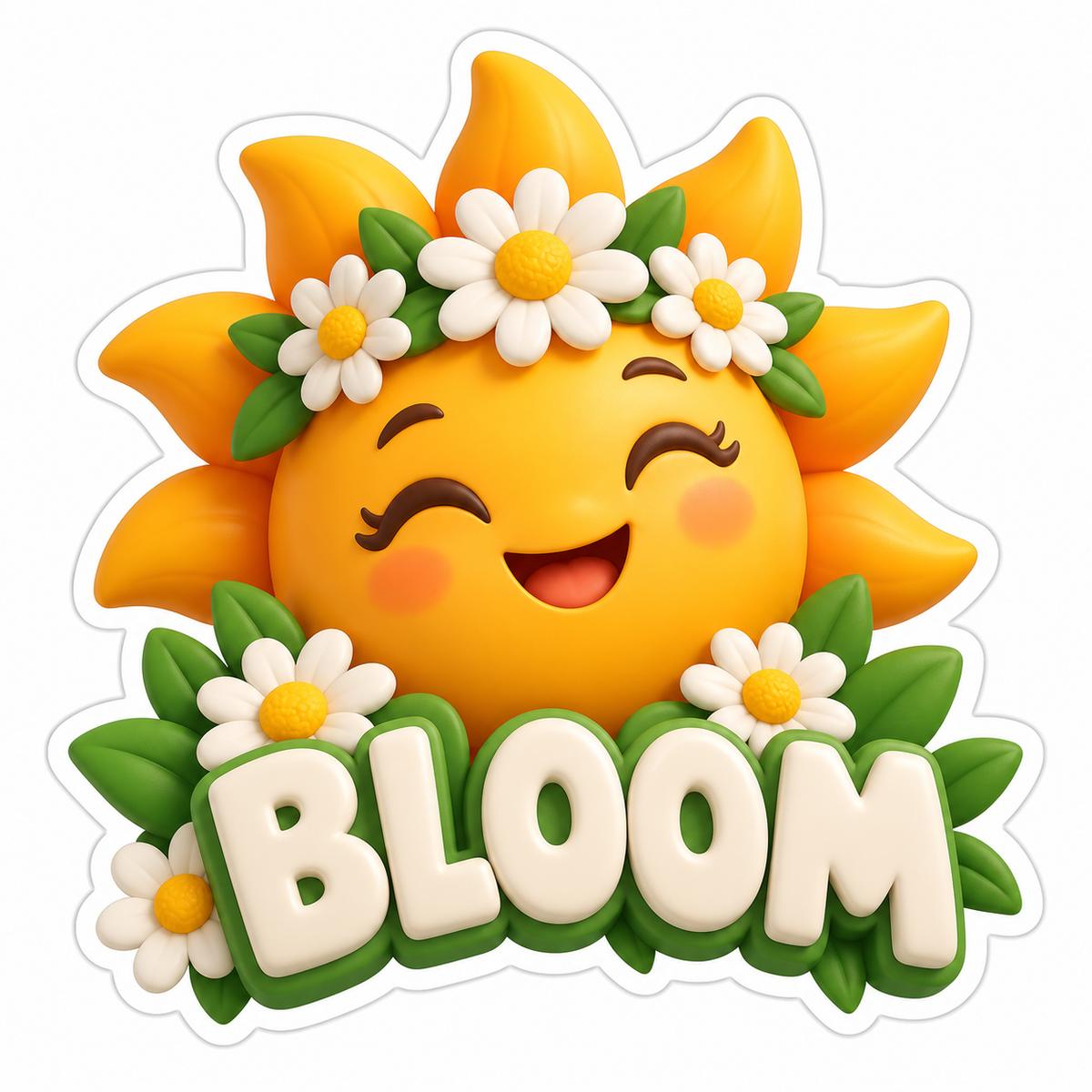 Bloom Vinyl Sticker Decal