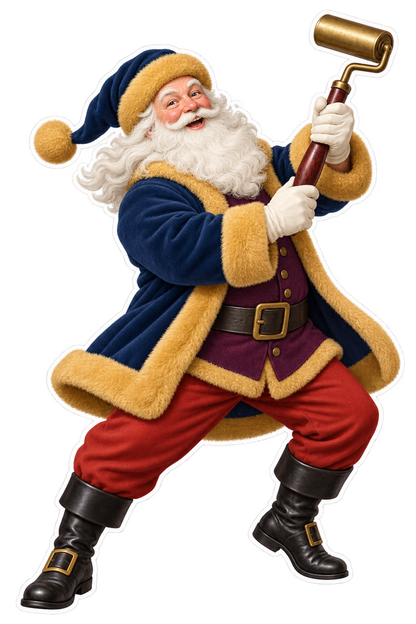 Santa Antique Brass Wallpaper Seam Roller Vinyl Sticker Decal