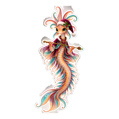 Organza Resin Squidworm Bebinca Testing Wand Vinyl Sticker Decal