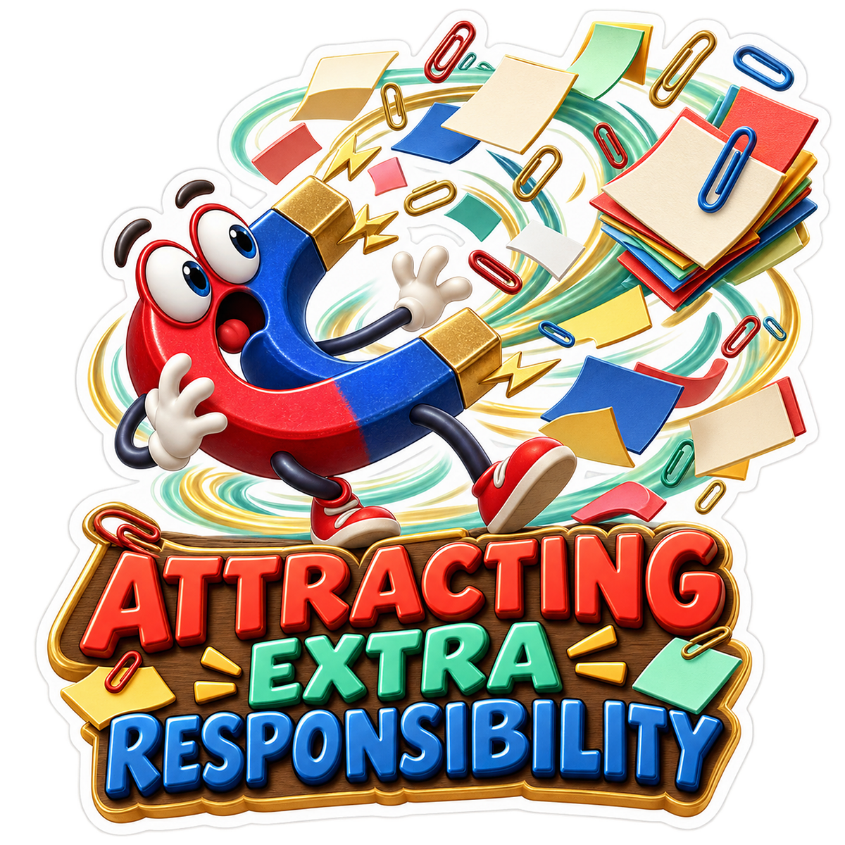 Attracting Responsibility Magnet Vinyl Sticker Decal