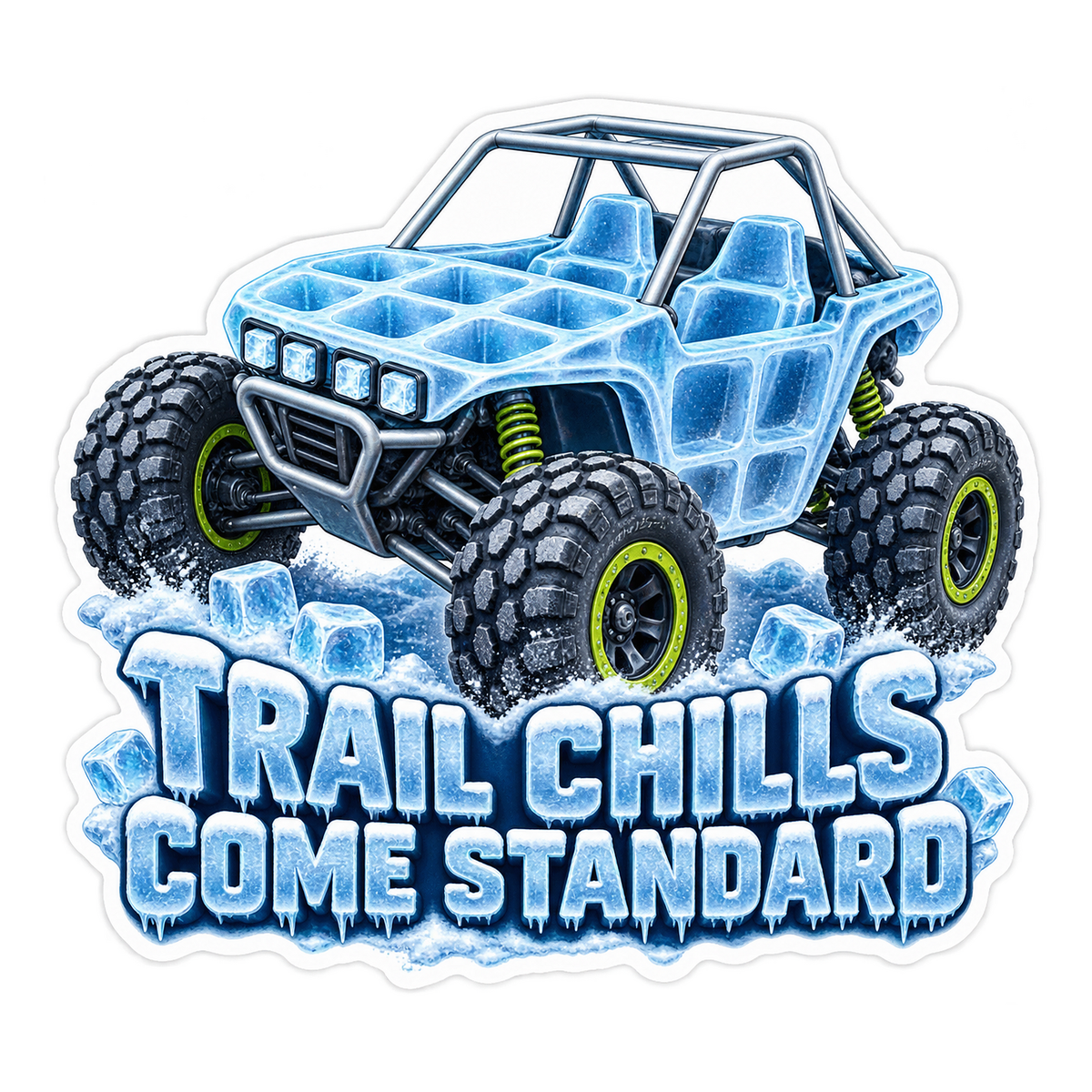 Trail Chills Come Vinyl Sticker Decal
