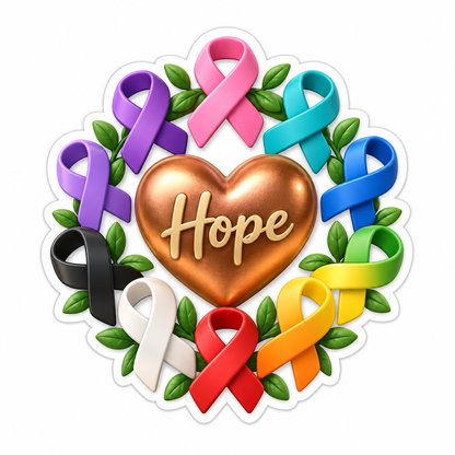 Hope Copper Vinyl Sticker Decal