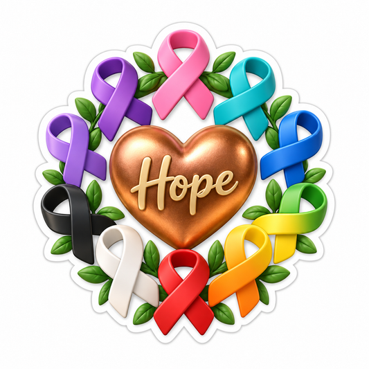 Hope Copper Vinyl Sticker Decal