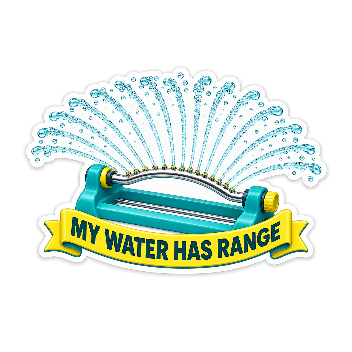 Water Has Range Vinyl Sticker Decal