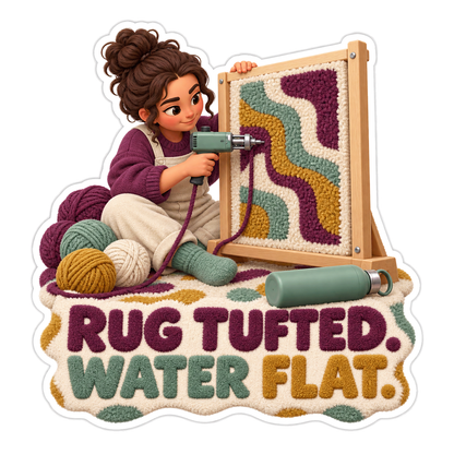 Rug Tufted Vinyl Sticker Decal