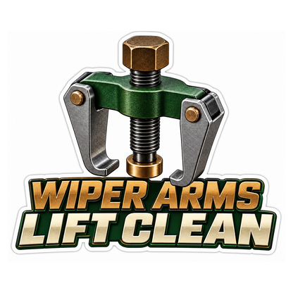 Wiper Arm Puller Vinyl Sticker Decal