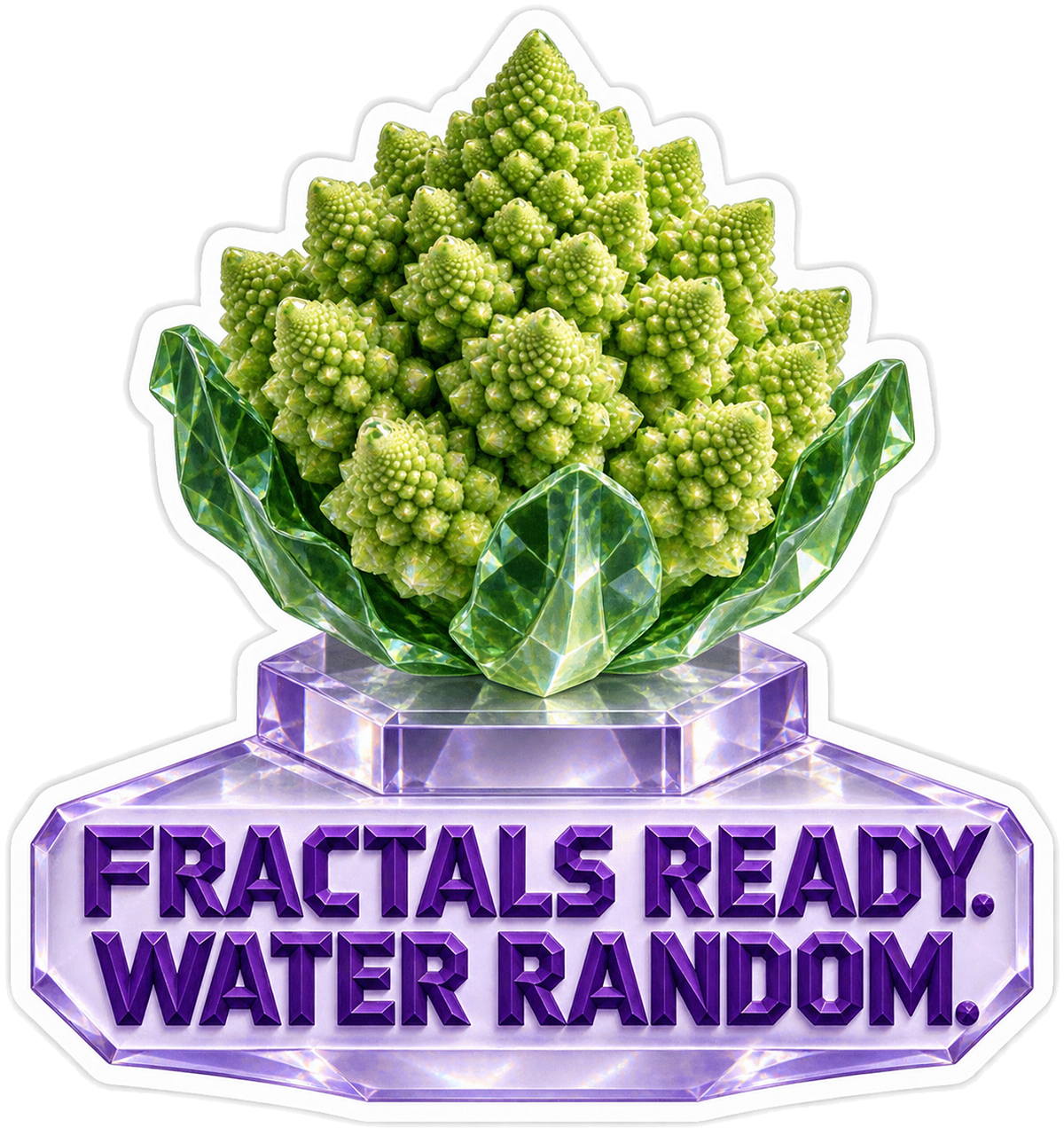 Fractals Ready Vinyl Sticker Decal