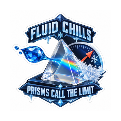 Washer Fluid Freeze Point Prism Vinyl Sticker Decal