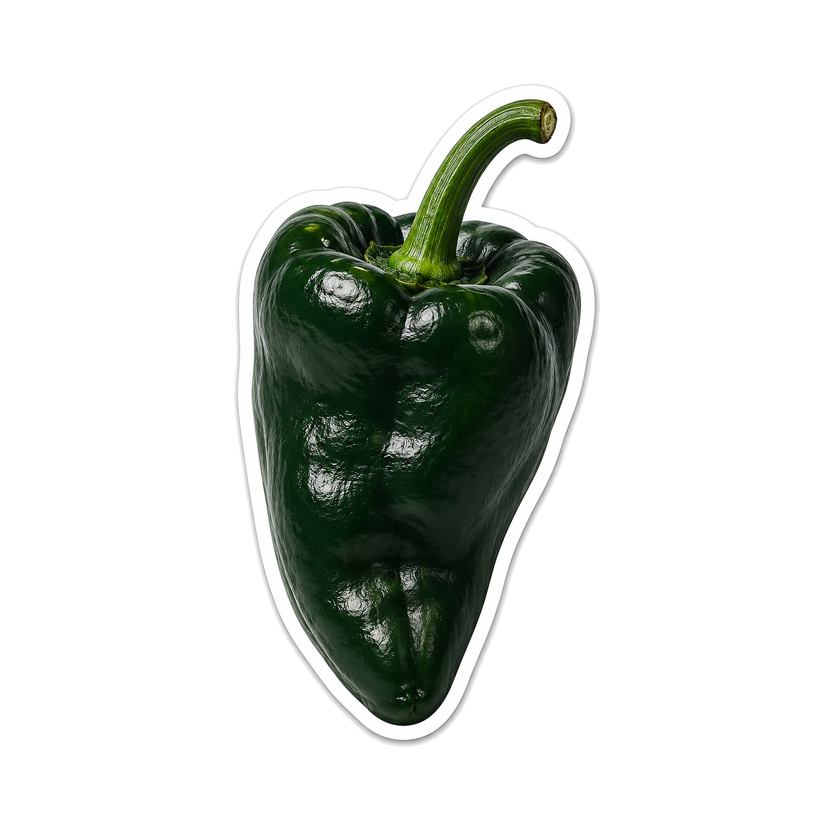 Chili Peppers Poblano Pepper Vinyl Sticker Decal