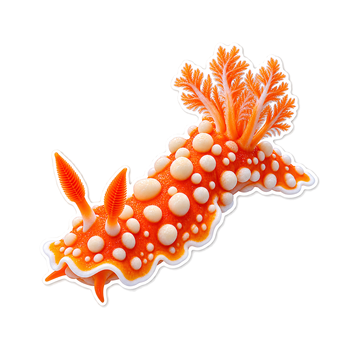 Nudibranchs Clown Nudibranch T1304Pdt Vinyl Sticker Decal