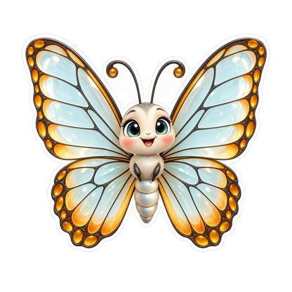 Natural Clearwing Dewdrop Cheer Vinyl Sticker Decal