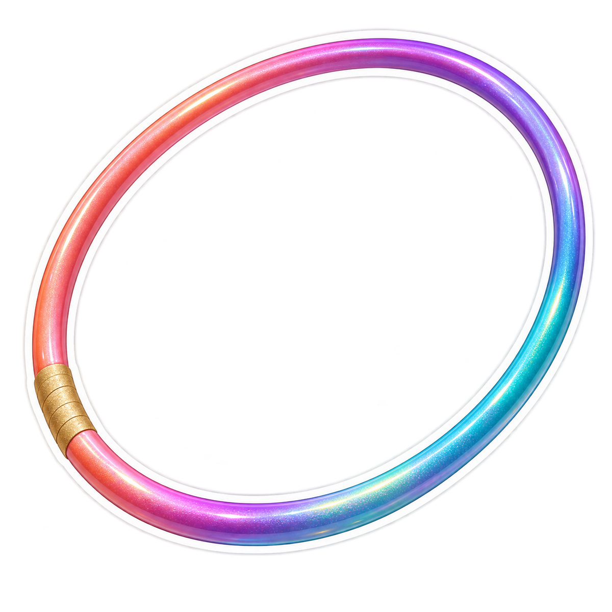 Gymnastics Apparatus Rhythmic Hoop Vinyl Sticker Decal
