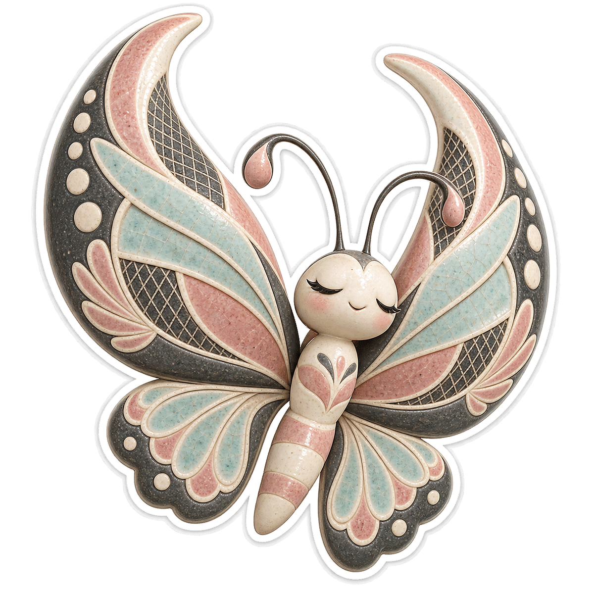 Butterfly Sgraffito Arc Dreamer Vinyl Sticker Decal