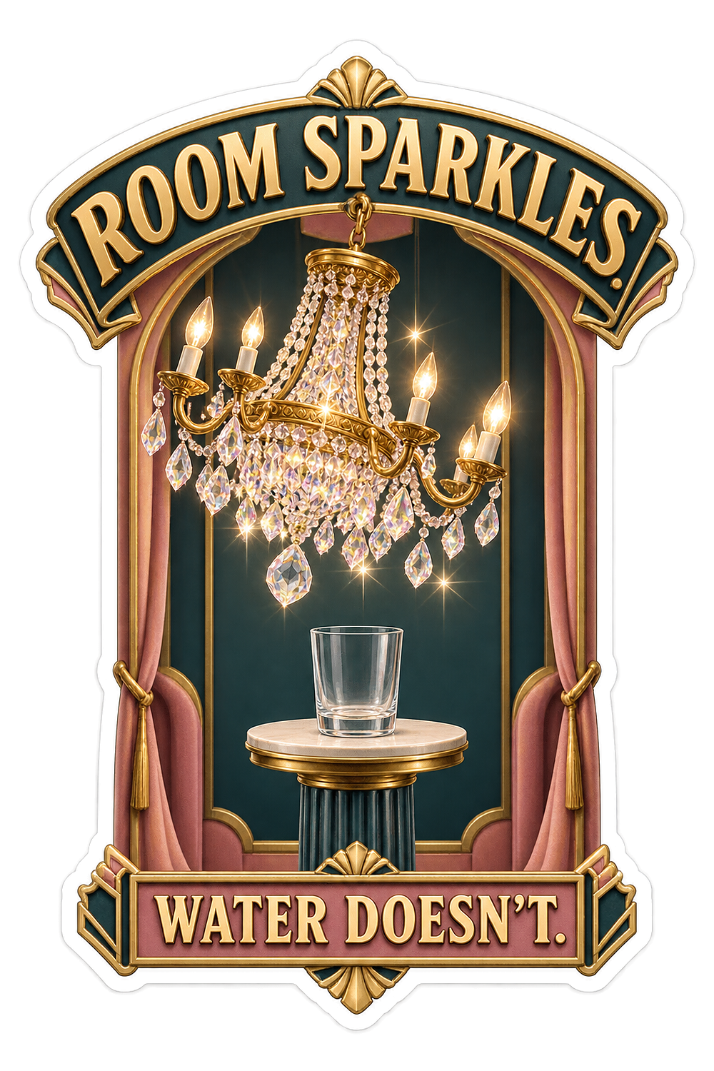 Room Sparkles Vinyl Sticker Decal