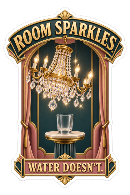 Room Sparkles Vinyl Sticker Decal