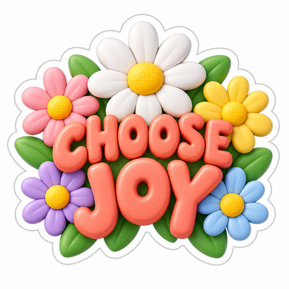 Choose Joy Vinyl Sticker Decal