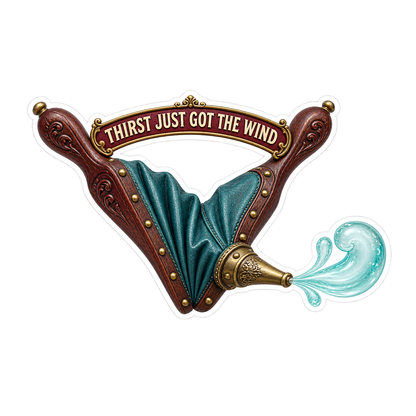 Thirst Got Wind Vinyl Sticker Decal