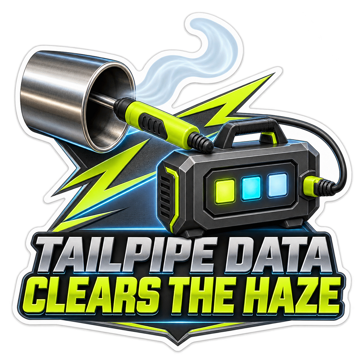 Exhaust Gas Analyzer Probe Vinyl Sticker Decal