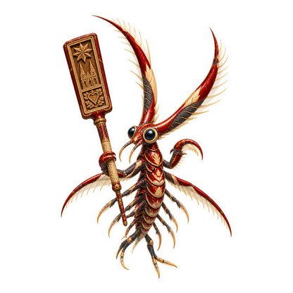 Urushi Marquetry Marrella Printen Punch Frame Vinyl Sticker Decal