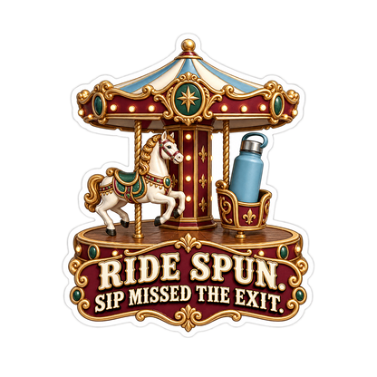 Ride Spun Vinyl Sticker Decal