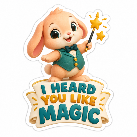 I Heard You Like Magic Vinyl Sticker Decal