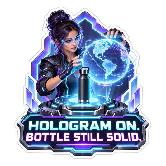 Hologram On Vinyl Sticker Decal