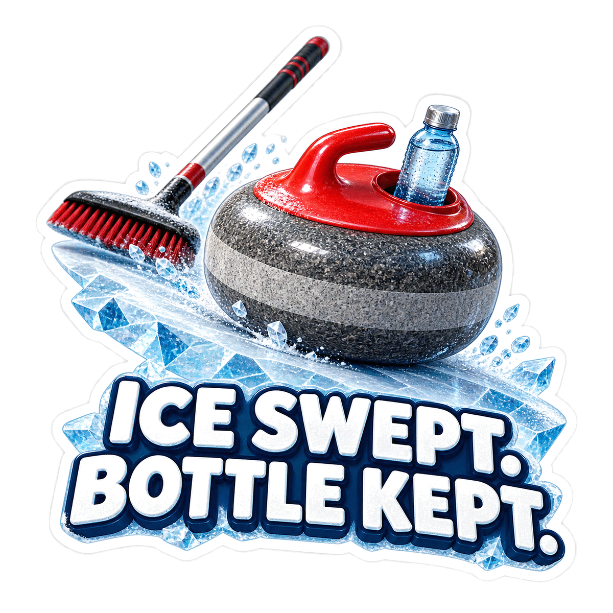 Ice Swept Vinyl Sticker Decal