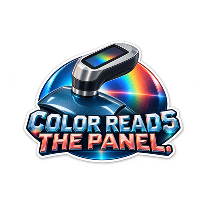 Automotive Paint Spectrophotometer Vinyl Sticker Decal
