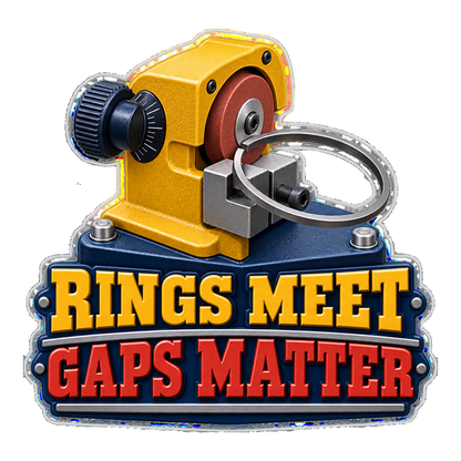 Piston Ring End Gap Grinder Vinyl Sticker Decal