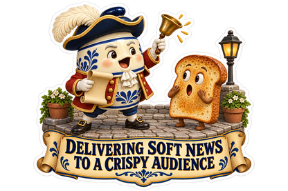 Butter Bell Town Crier Vinyl Sticker Decal